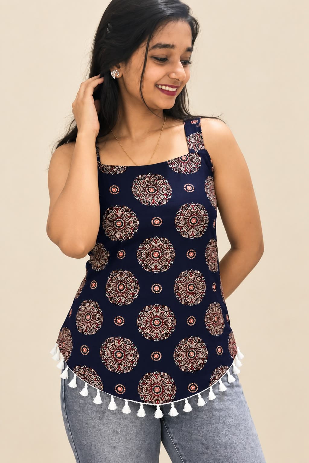 Flower printed stylish and traditional looking attire for all occasions.